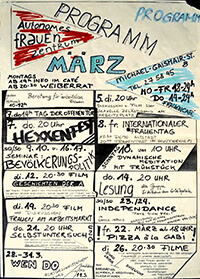 198?-08: Programm Autonomes Frauenzentrum