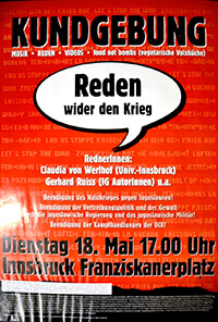 1992-05-18: Kundgebung „Reden wider den Krieg“